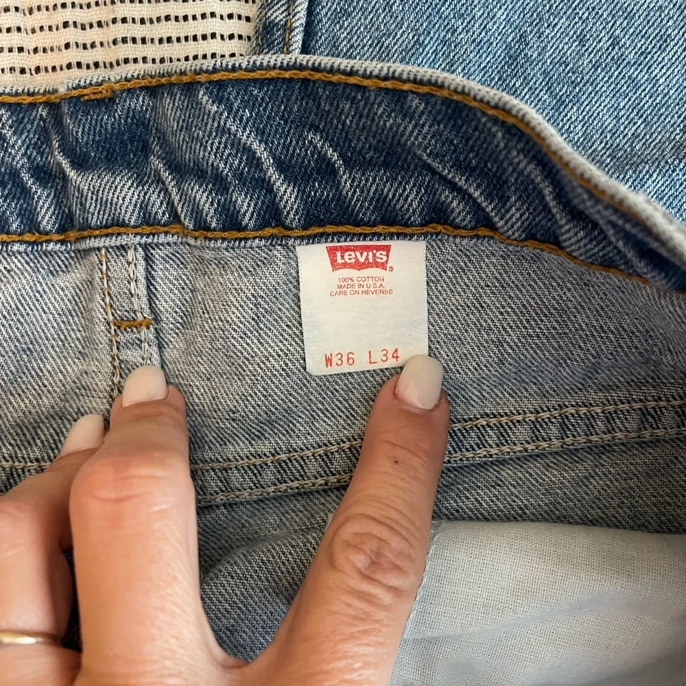 Levi's Light Blue Straight Leg Jeans for Men - Picture 5 of 9